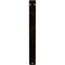 Ekena Millwork Maria Wrought Iron Bracket, (Single center brace), Antiqued Brass 1 1/2"W x 10"D x 12"H BKTM01X10X12SMAABS - alternate 4